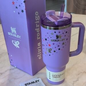 40 oz Stanley Purple Starry Tumbler Olivia Rodrigo